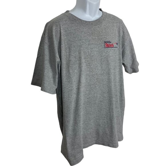 Vintage New England Patriots T Shirt Mens Large Embroidered Logo NFL Football - Picture 4 of 9